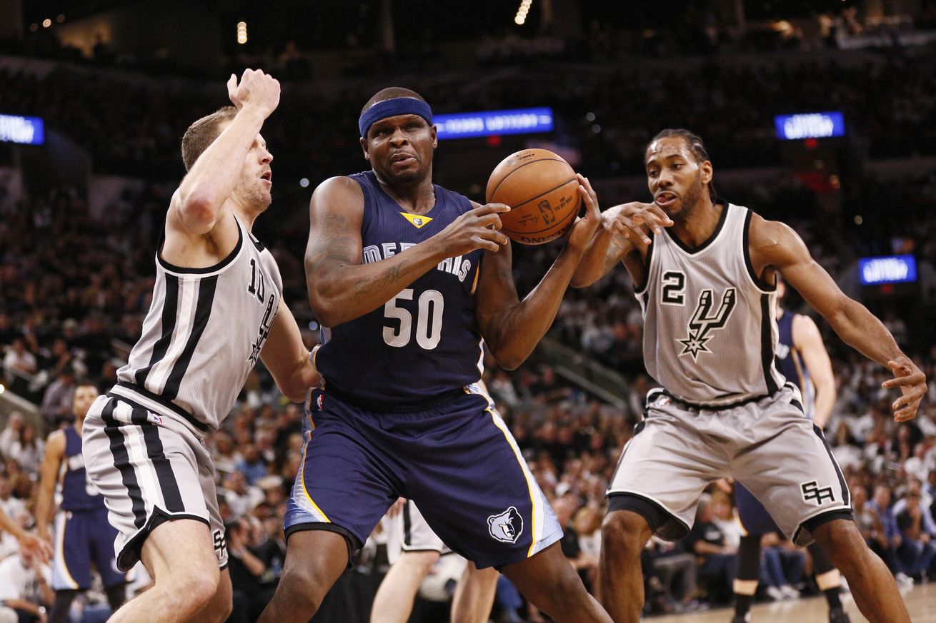 Permalink to: "San Antonio Spurs blowout Memphis Grizzlies in Game One...