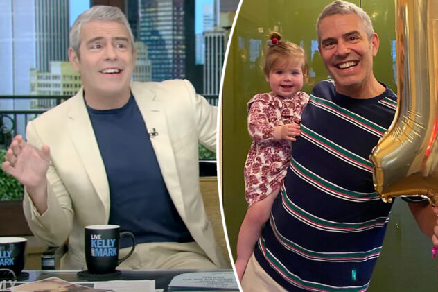 Andy Cohen questions whether he can bathe with 1-year-old daughter Lucy: ‘What is the protocol?’