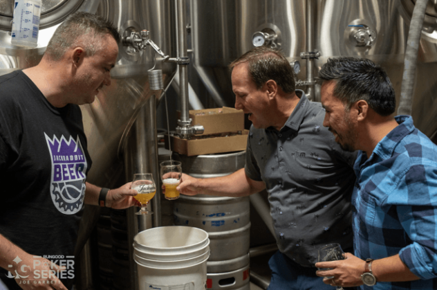 Beers Flow at the RunGood Poker Series & Thunder Valley “Railbird Release Party”