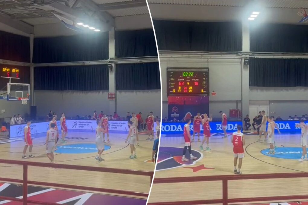 FIBA investigating controversial end to European U18 game over unsafe court conditions
