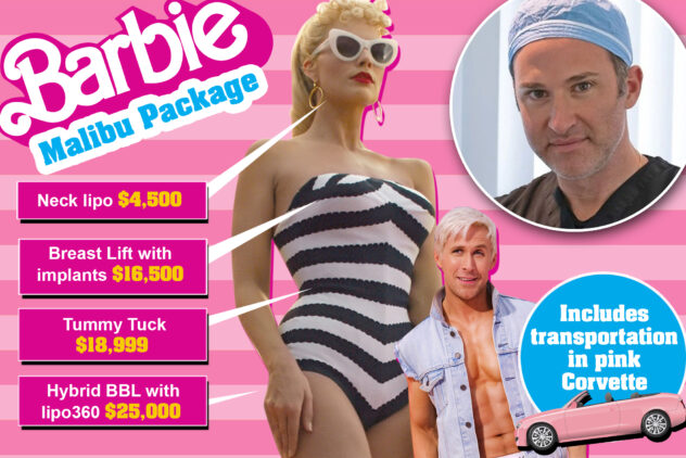 I can turn you into a ‘plastic’ $120K Barbie doll— private parts included