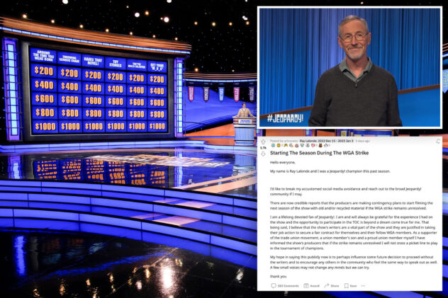 ‘Jeopardy!’ Tournament of Champions delayed after players object amid strike