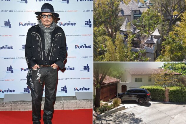 Johnny Depp’s $10M homes returned to him after facing foreclosure