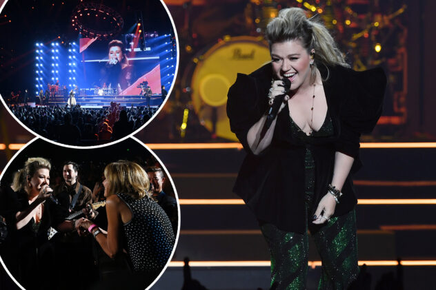 Kelly Clarkson has X-rated reaction to female fan’s flirty sign