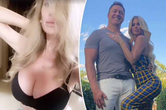 Kim Zolciak posts thirst trap in cleavage-baring bra after calling off Kroy Biermann divorce