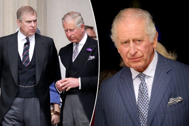 King Charles III ‘never admired’ Prince Andrew, even in ‘palmy days’: royal expert
