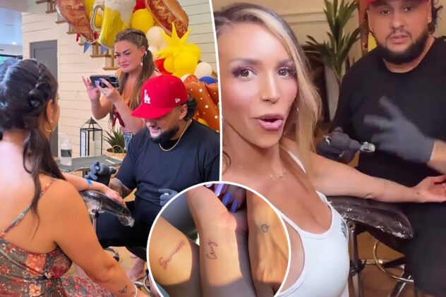 Lala Kent, Scheana Shay and Brittany Cartwright get arm tattoos for their kids