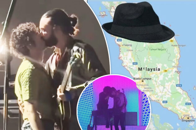 Matty Healy mocks Malaysian officials after ban for kissing male bandmate