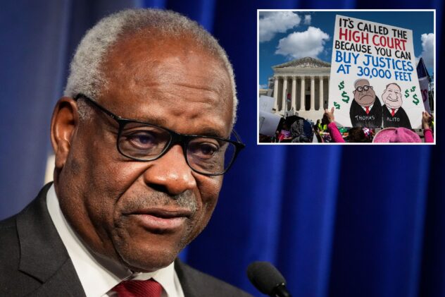 NY Times puts out another left-wing hit piece on Justice Clarence Thomas as media, Dems undermine institution they can’t control