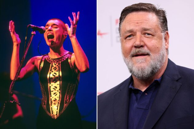 Russell Crowe recalls chance encounter with Sinéad O’Connor in moving tribute: ‘Oh, it’s you Russell’