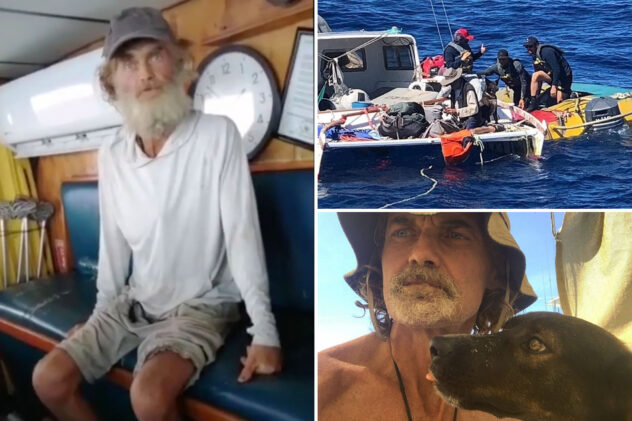 Sailor and dog amazingly survive on rainwater, raw fish while adrift for two months