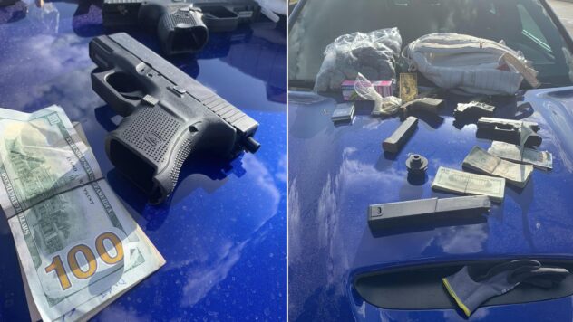 Teenagers found with $4,000 in cash, handguns following chase in stolen car, BCSO says