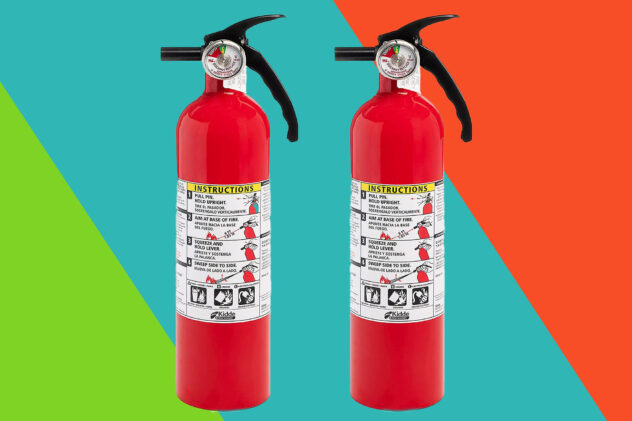 This two-pack fire extinguisher is 45% off for a limited time