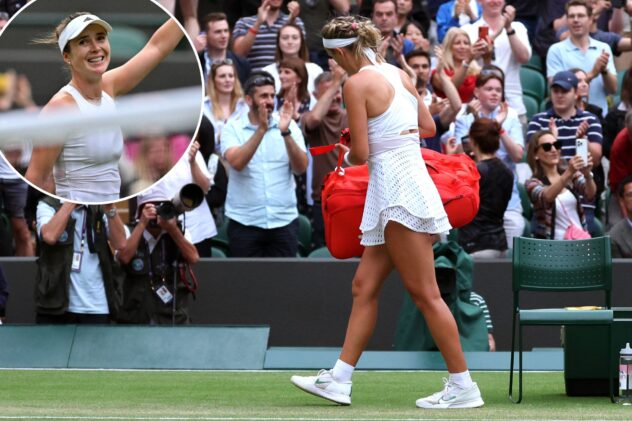 Victoria Azarenka booed at Wimbledon for not shaking hands with Ukraine’s Elina Svitolina
