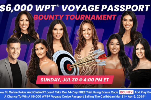 WPT Voyage Passport Bounty Tournament on ClubWPT Will Award a Trip to the Caribbean