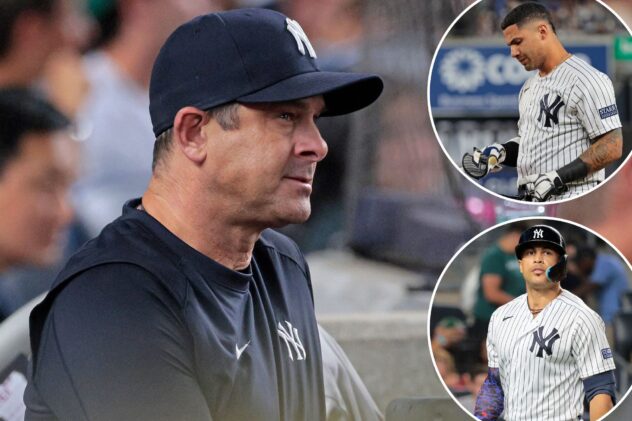 Aaron Boone promises ‘turnaround’ for spiraling Yankees after holding team meeting