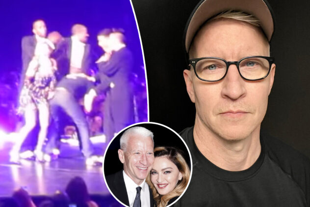 Anderson Cooper admits he felt ‘mortified’ when Madonna spanked and humped him onstage