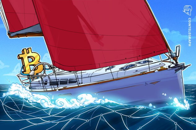 Bitcoin sails the seas: Sailor paints giant ‘B’ on boat to promote crypto across the waves
