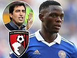 Bournemouth set to make £25million move for Leicester City's Patson Daka after the Foxes turn down loan offer from Everton for Zambian international
