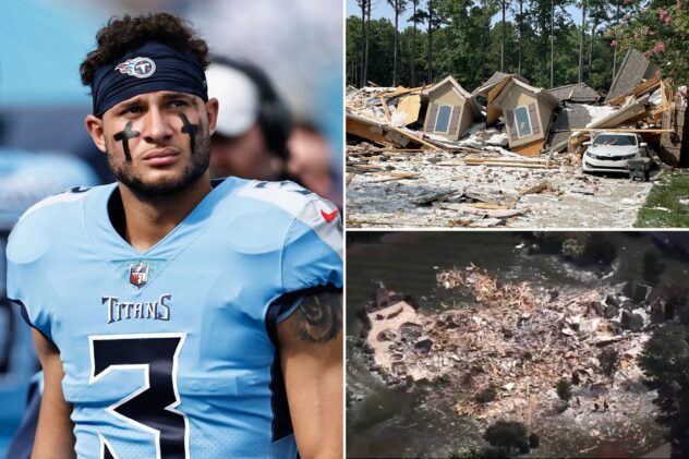 Explosion at home of Titans’ Caleb Farley caused by natural gas, investigators say