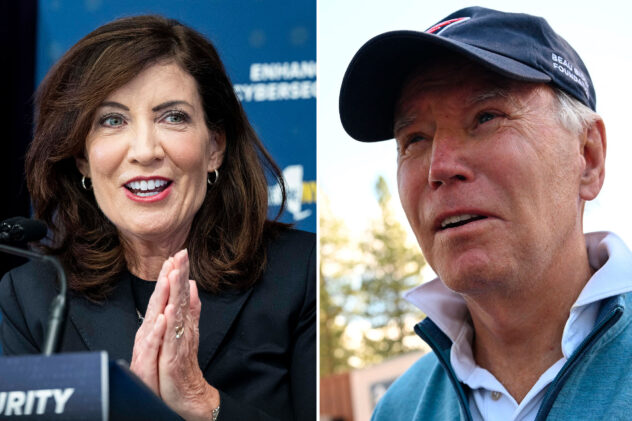 Gov. Hochul finally calls out the Biden administration over handling of migrants as crisis continues to spike