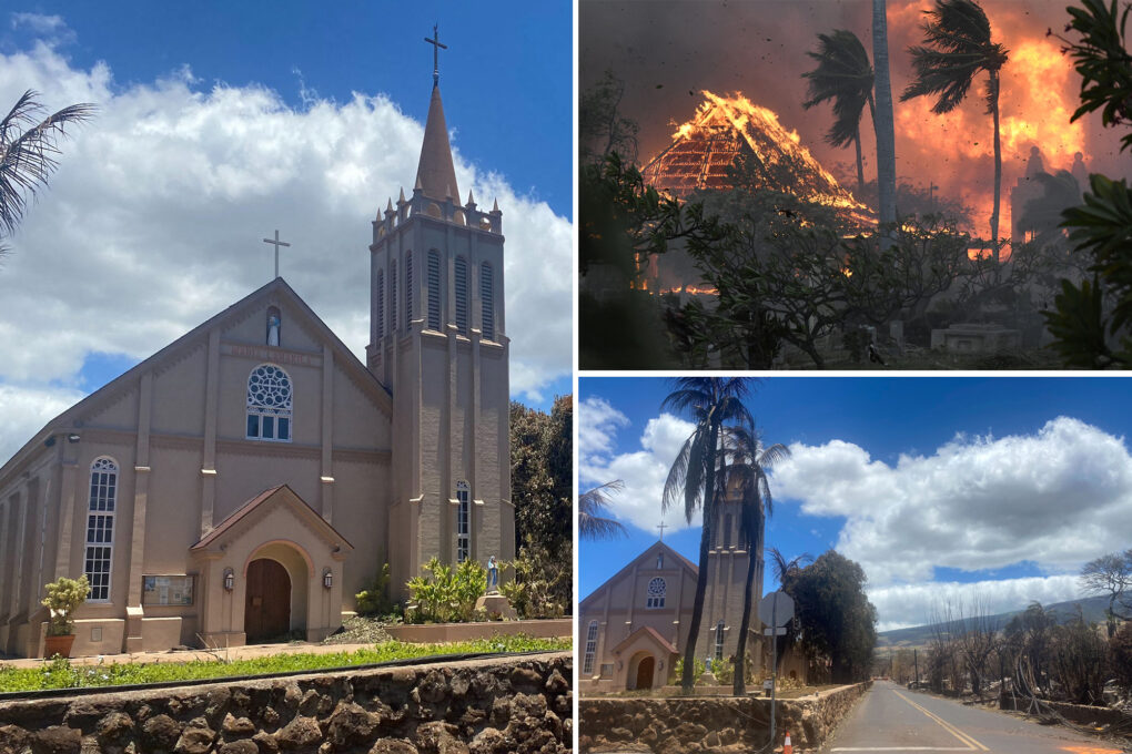 Historic Lahaina church miraculously untouched by Maui wildfires that killed 80