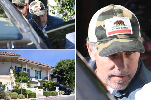 Hunter Biden photographed at attorney’s ritzy Malibu home
