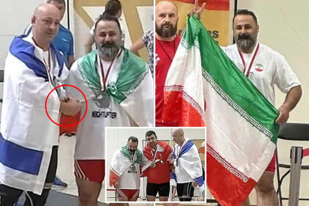 Iranian weightlifter Mostafa Rajaei banned from sport for life after shaking hands with Israeli competitor