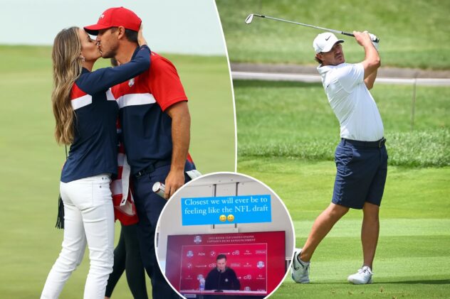 Jena Sims celebrates Brooks Koepka making US Ryder Cup roster: ‘See u in Italy’