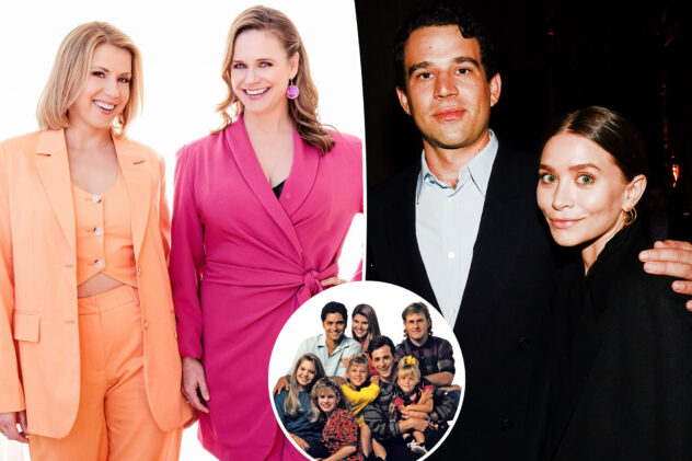 Jodie Sweetin and Andrea Barber celebrate ‘Full House’ co-star Ashley Olsen’s secret baby