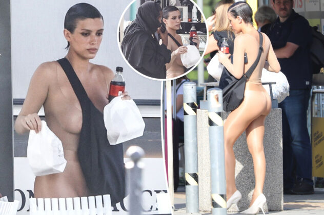 Kanye West’s ‘wife’ Bianca Censori turns heads in see-through ‘naked’ top and tights in Italy