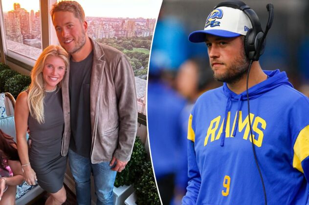 Matthew Stafford’s wife says QB has an issue with Rams’ younger players