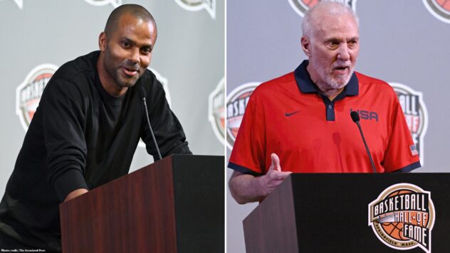 Popovich reflects on ‘beyond basketball’; Parker finds Hall of Fame induction ‘hard to believe’