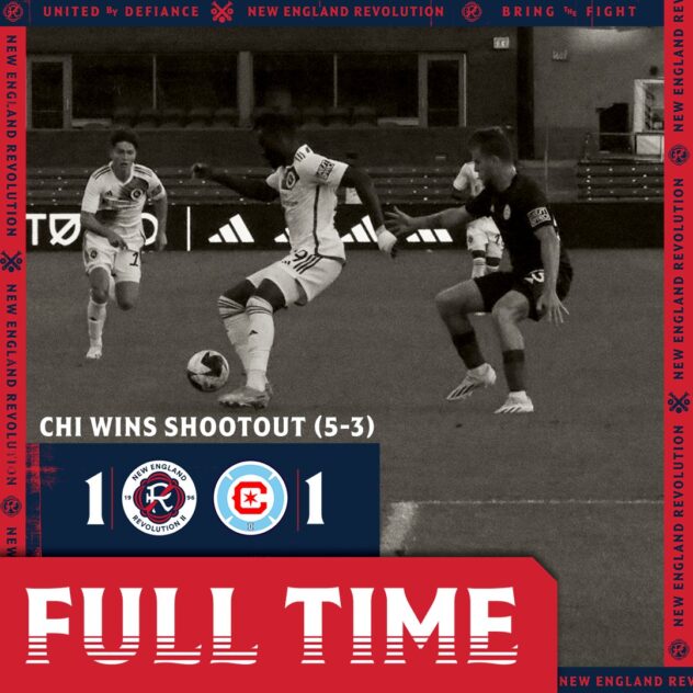 Revolution II draw 1-1 with Chicago Fire II, lose first penalty shootout of 2023 5-3