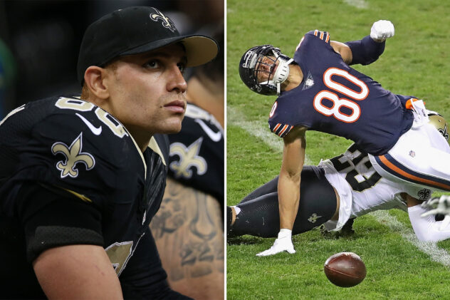 Saints tight end Jimmy Graham caught on camera evading security officers before arrest