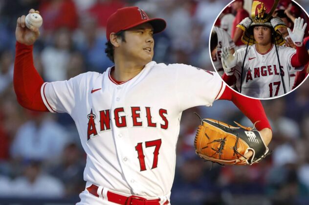 Shohei Ohtani hits 40th homer after start cut short due to cramps in Angels’ loss