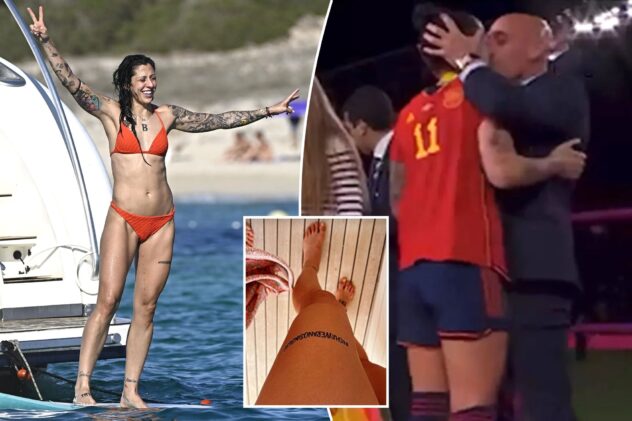 Spain’s Jenni Hermoso addresses ‘unacceptable’ World Cup kiss with statement — and tattoos