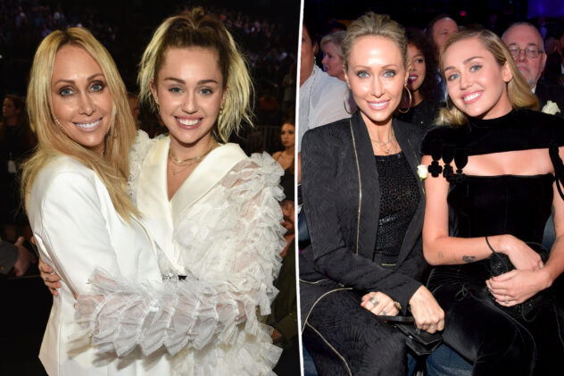 Tish Cyrus shares stunning wedding snaps featuring daughter Miley as Maid of Honor