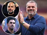 Ange Postecoglou to do battle with Pep Guardiola, Mikel Arteta, Jurgen Klopp and David Moyes for top Premier League award as Australian is recognised following flying start to life at Tottenham