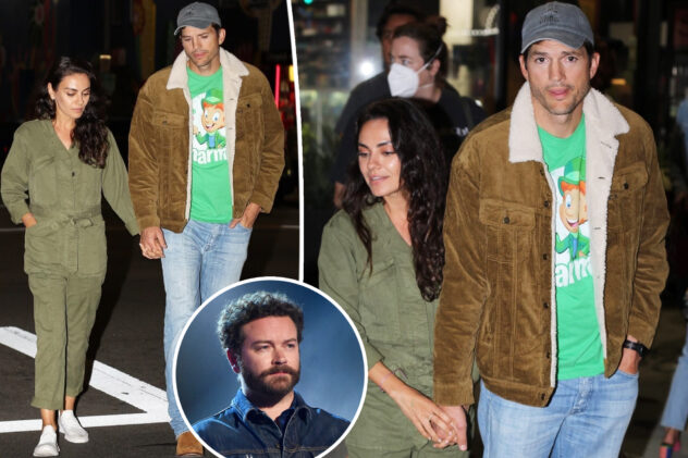 Ashton Kutcher, Mila Kunis hold hands in solidarity after Danny Masterson controversy