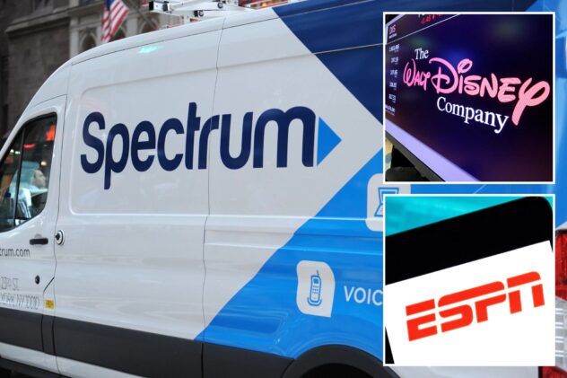 Disney’s feud with Spectrum owner Charter slams entertainment stocks