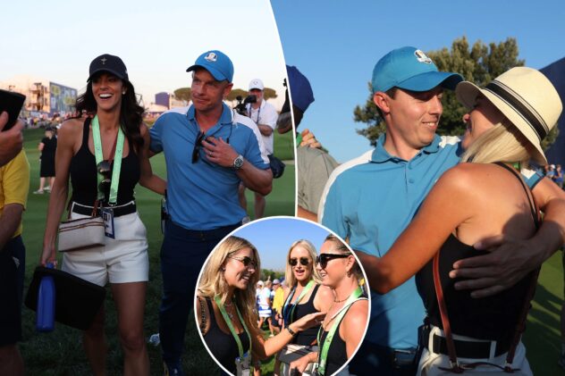 European WAGs celebrate great Ryder Cup start