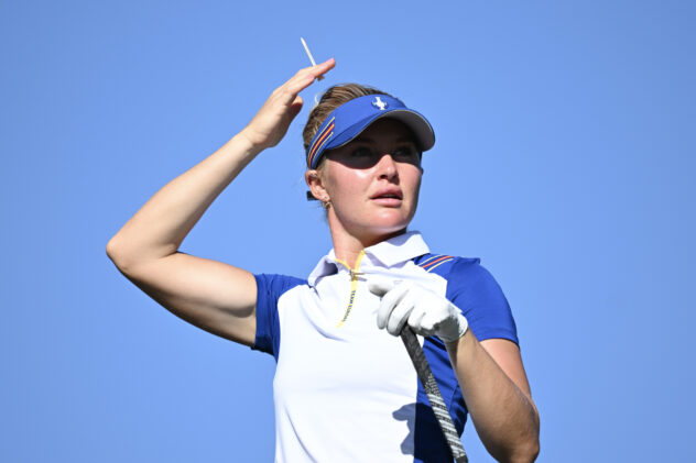 Europe's Charley Hull confirms that she's battling a neck injury at the Solheim Cup