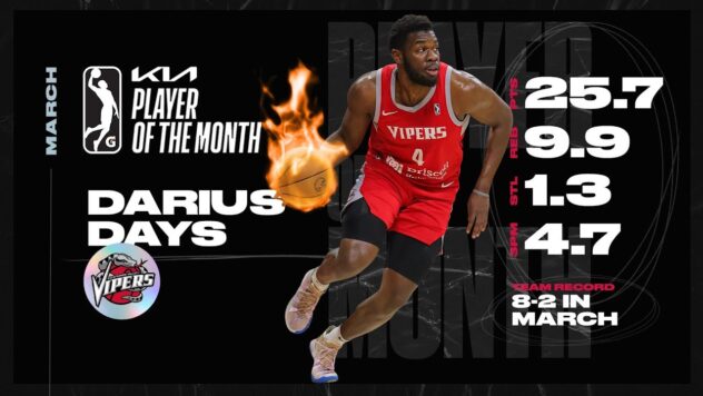 G League Player to Watch (March): Darius Days