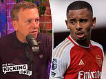 Gabriel Jesus is NOT an elite striker and Arsenal will struggle to beat Manchester City to the Premier League title without one, claims IAN LADYMAN on Mail Sport's podcast 'It's All Kicking Off'