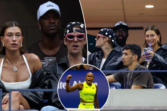 Justin and Hailey Bieber attend US Open, leave Coco Gauff starstruck