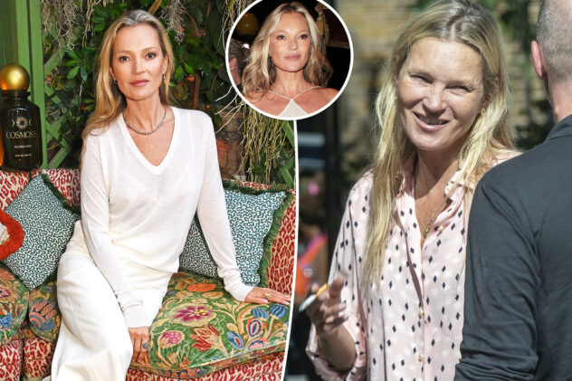 Kate Moss looks flawless in all white at wellness event after unrecognizable smoking snaps