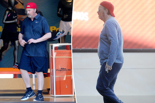Matthew Perry leaves Nike store in brand-new outfit after ditching the one he arrived in