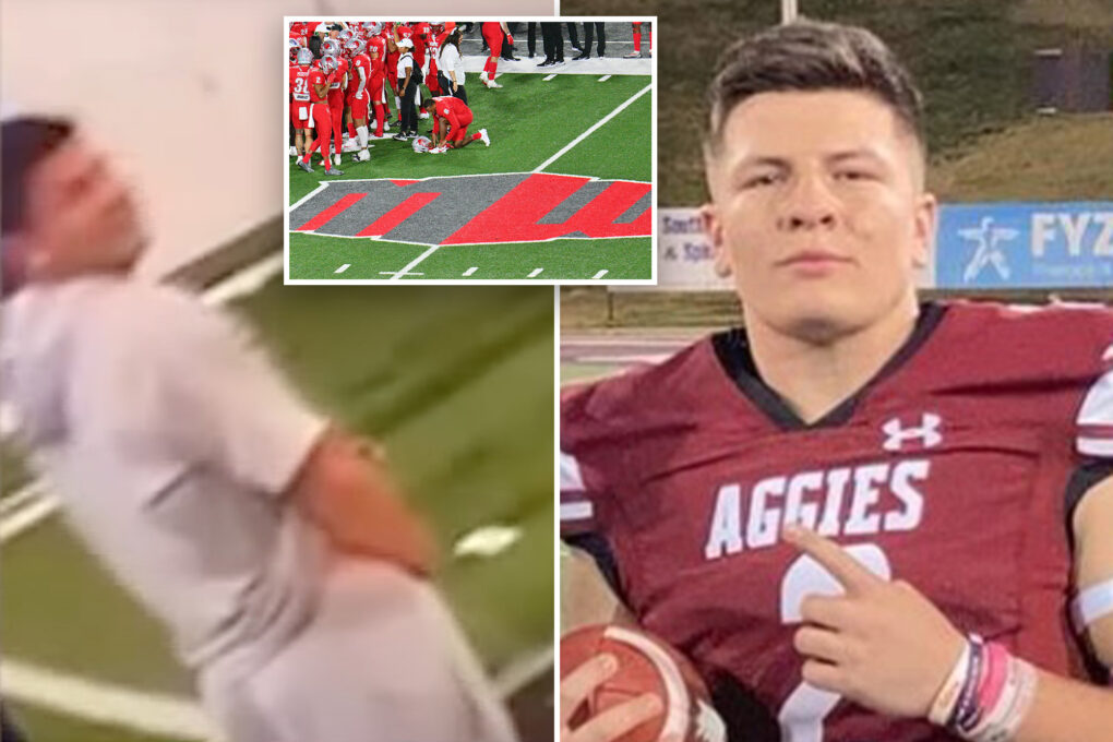 New Mexico State QB Diego Pavia accused of urinating on rival New Mexico’s logo