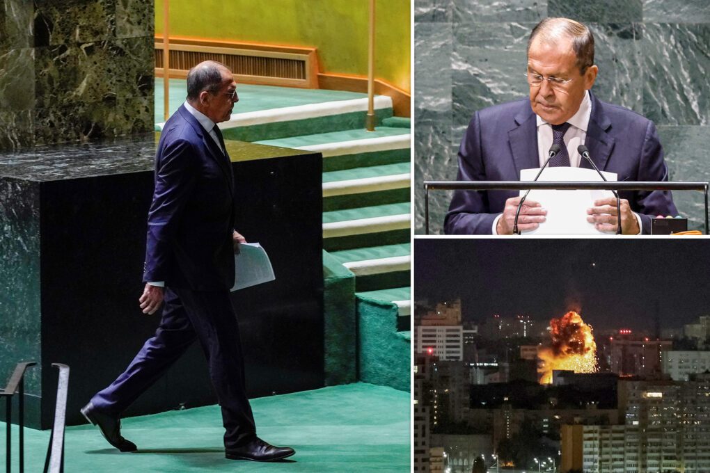 Russian foreign minister ridicules Ukrainian peace plan at United Nations